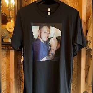 Zach Bryan middle finger T shirt